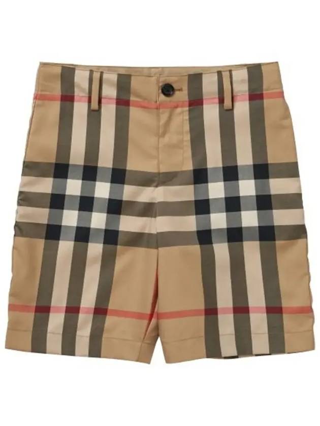 Kids Vintage Check Shorts Beige - BURBERRY - BALAAN 4