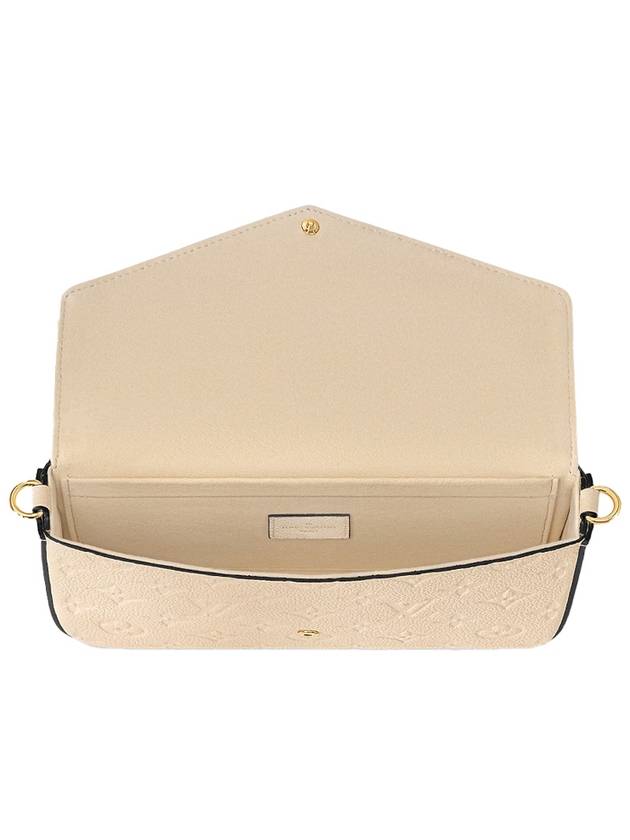 Pochette Felicie Monogram Empreinte Shoulder Bag Cream - LOUIS VUITTON - BALAAN 4