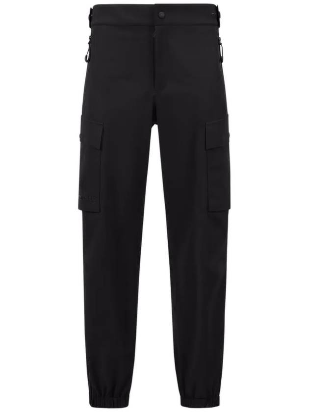 Grenoble Cargo Straight Pants Black - MONCLER - BALAAN 2