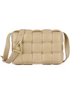 Gold Padded Cassette Cross Bag Porridge - BOTTEGA VENETA - BALAAN 2