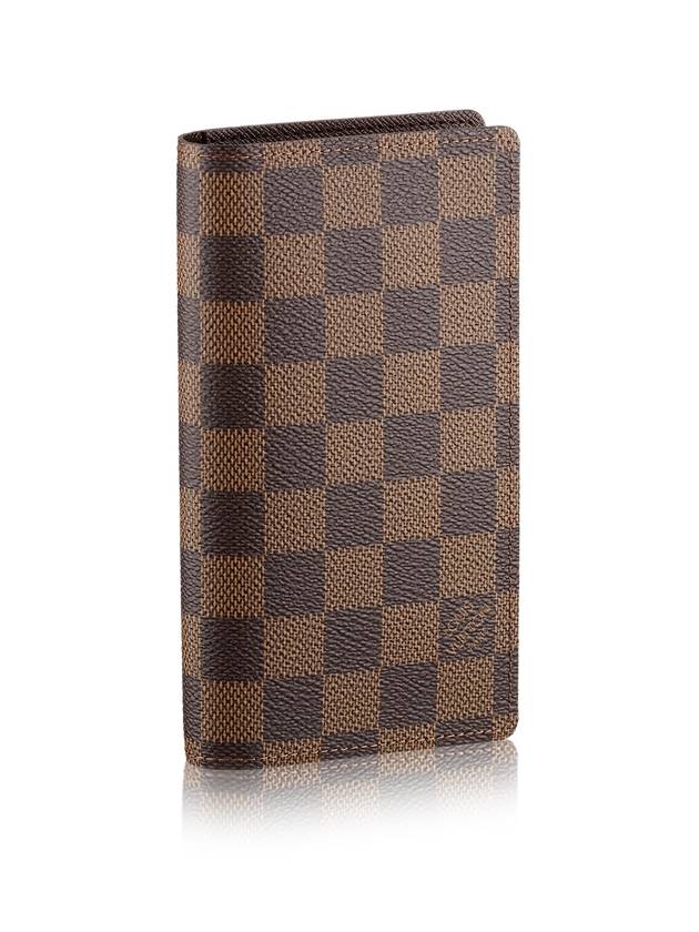 Pocket Agenda Cover Damier Ebene Long Wallet Brown - LOUIS VUITTON - BALAAN 2