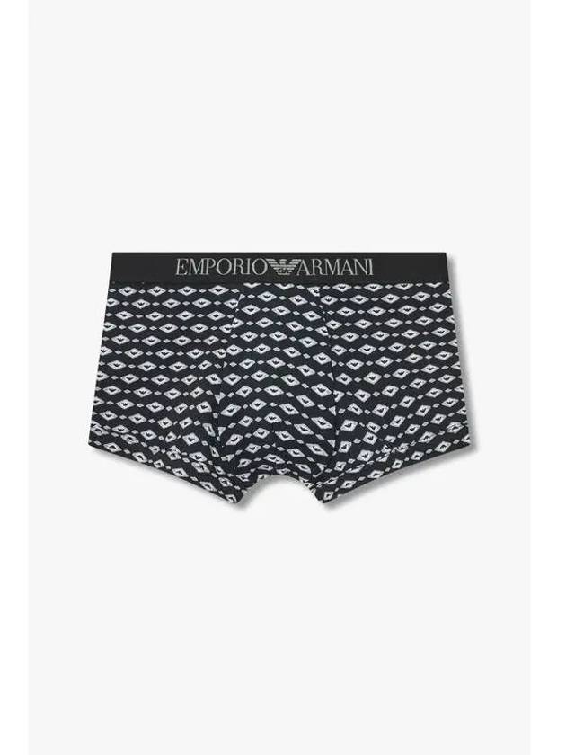 UNDERWEAR Men s Logo Banding Patterned Drawn Black - EMPORIO ARMANI - BALAAN 1