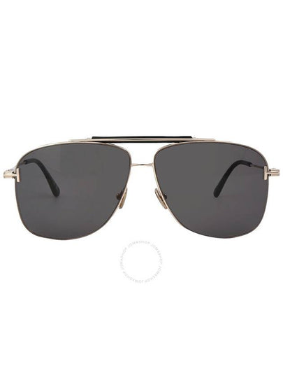 Eyewear Pilot Frame Tinted Sunglasses FT1017 - TOM FORD - BALAAN 2