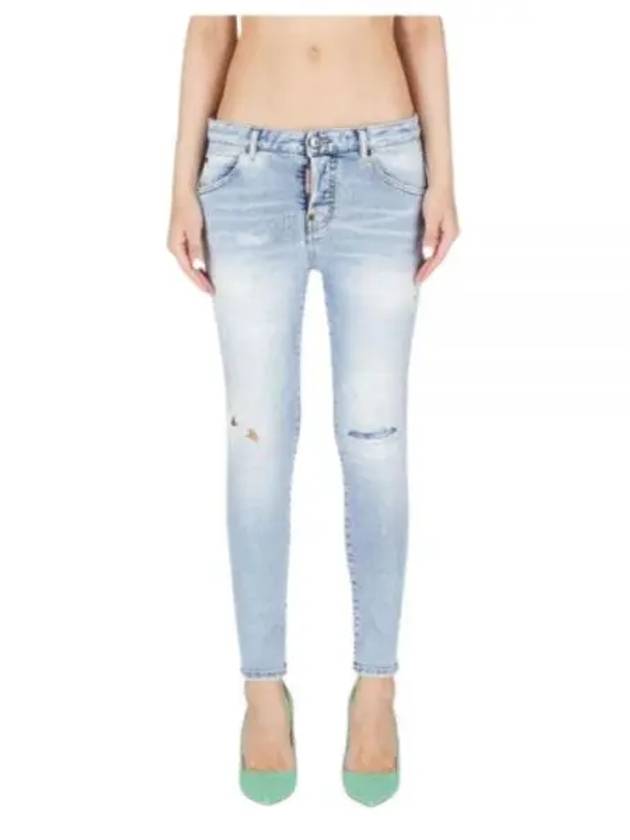 Jeans Distressed Light Blue Cool Girl Jeans S75LB0902 S30805 470 - DSQUARED2 - BALAAN 2