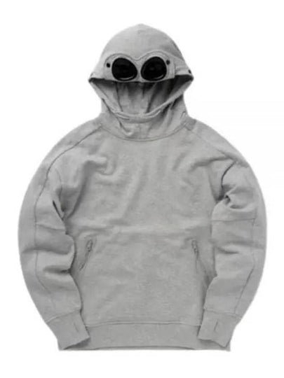 Diagonal Raised Fleece Goggle Hoodie Grey - CP COMPANY - BALAAN 2