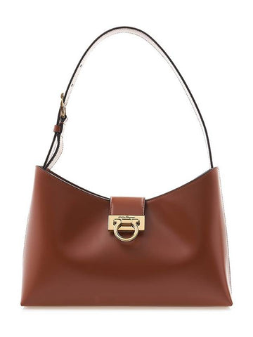 Ferragamo Women s Trifolio Shoulder Bag 21 0926 SIENA TAN 0745036 - SALVATORE FERRAGAMO - BALAAN 1