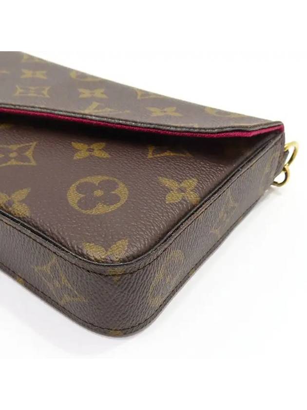 M61276 Monogram Canvas Pochette Felicie Wallet Clutch and Crossbag - LOUIS VUITTON - BALAAN 6