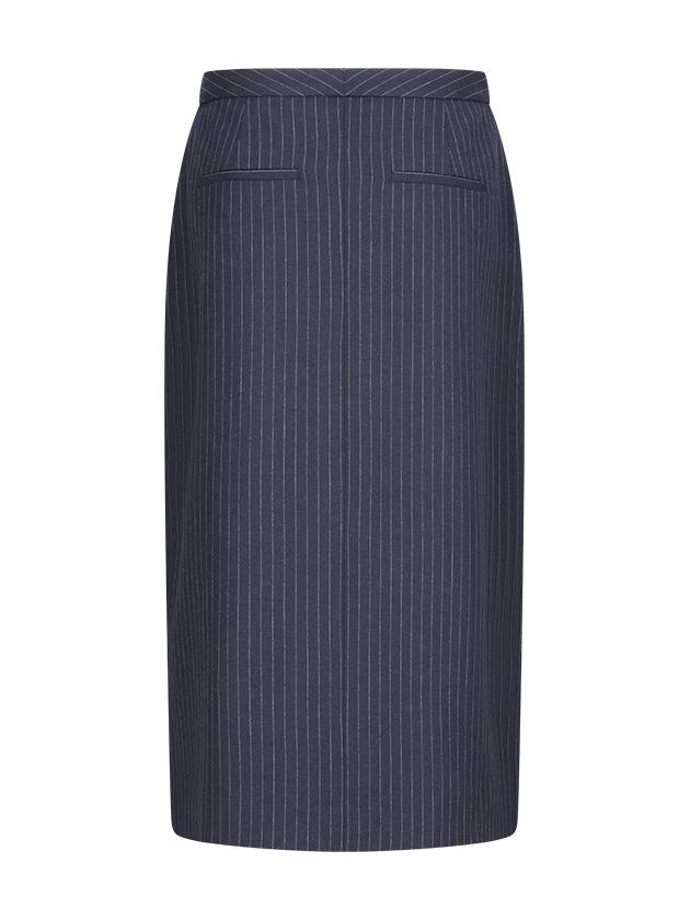 PINSTRIPED MIDI SKIRT - CALVIN KLEIN - BALAAN 2