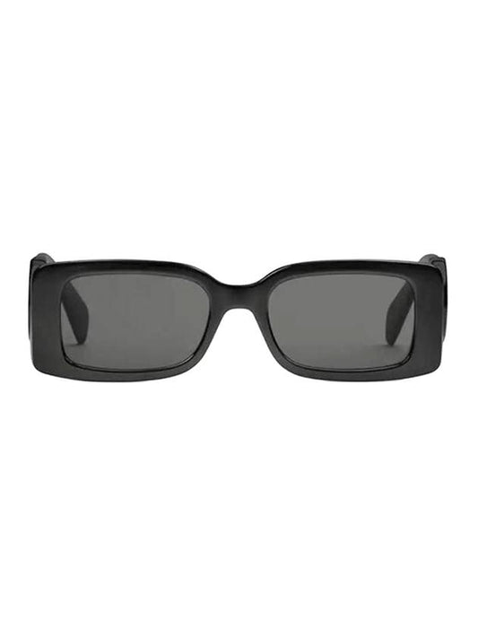 Eyewear G Logo Rectangular Frame Sunglasses Black - GUCCI - BALAAN 1