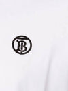 TB Logo Short Sleeve T-shirt White - BURBERRY - BALAAN 4