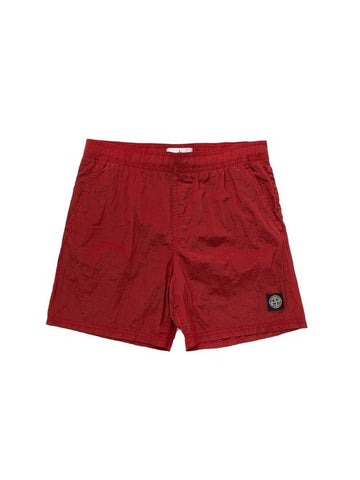 Swimming Nylon Trunk Shorts Red - STONE ISLAND - BALAAN 1