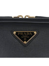 Soft Grain Shoulder Bag Black - PRADA - BALAAN 10