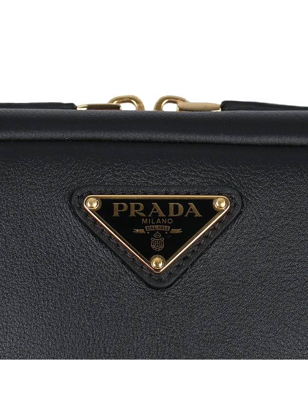 Soft Grain Shoulder Bag Black - PRADA - BALAAN 10