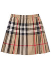 Kids Vintage Check Skirt Archive Beige - BURBERRY - BALAAN 3