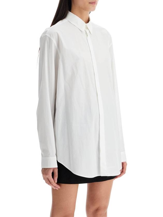 Willow Smith Cotton Long Sleeve Shirt Off White - MONCLER - BALAAN 3