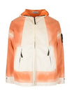 Hand Sprayed Mussola Gommata TC Hooded Jacket Sienna Brown - STONE ISLAND - BALAAN 2