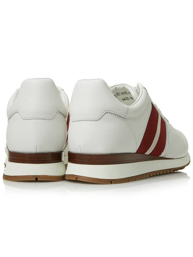 Astel Leather Low Top Sneakers White - BALLY - BALAAN 5