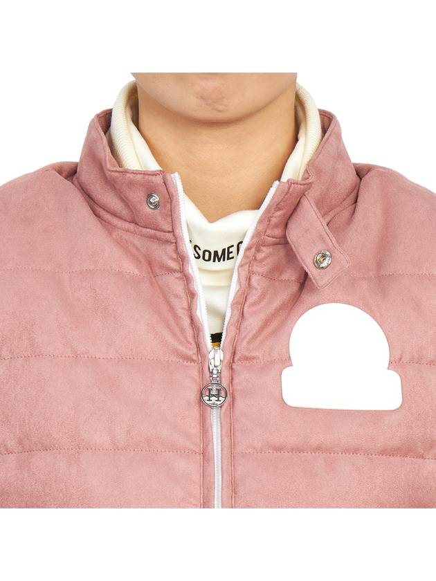 Women's Post Swedish Padded Vest Pink - HORN GARMENT - BALAAN 9