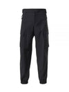 Grenoble Cargo Straight Pants Black - MONCLER - BALAAN 2