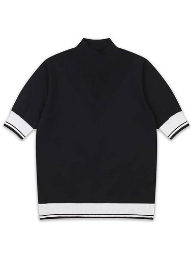 high neck short sleeve knit OF2712LABLACK - ONOFF - BALAAN 1