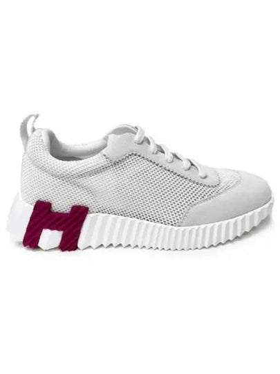 Bouncing Mesh Low Top Sneakers Blanc White - HERMES - BALAAN 2