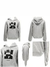 Logo Printing Gray Hooded Sweatshirt 2Y0056100G - CELINE - BALAAN 7