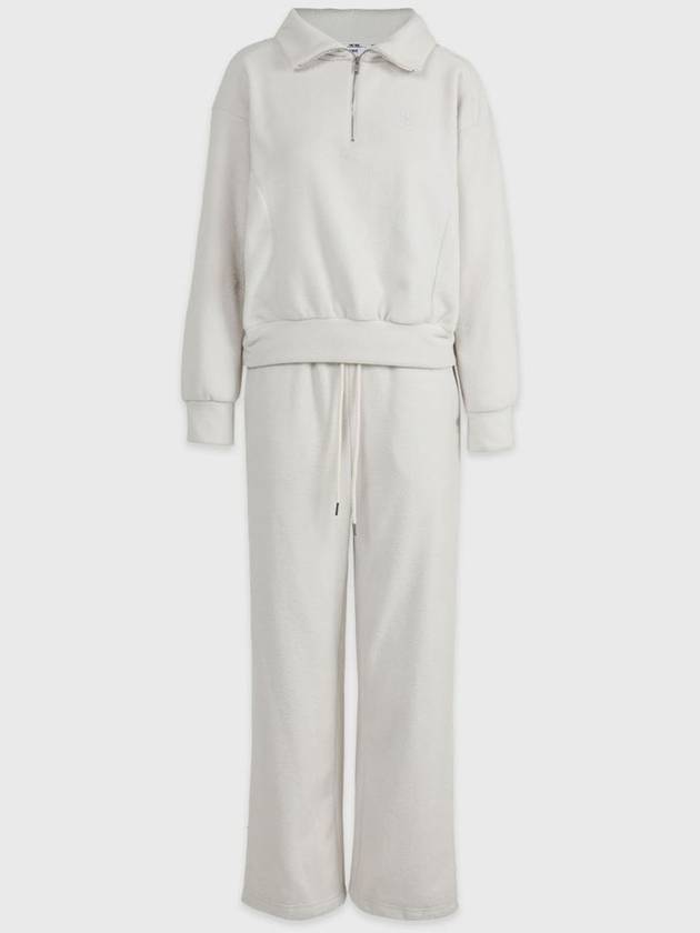 Women's Benini Fleece Two-Way Track Pants Ivory - MICANE - BALAAN 6