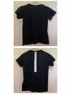 Meglia Bag Label Logo Short Sleeve T-Shirt Black - MONCLER - BALAAN.