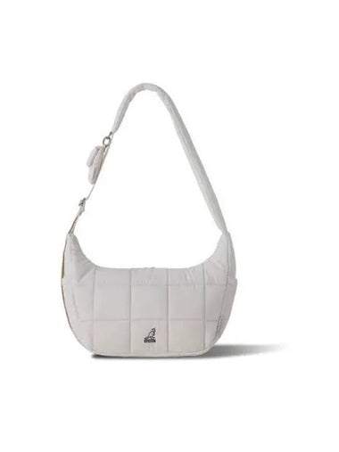 WH Uni Puffer Cross Bag L 3330 Ivory - KANGOL - BALAAN 1