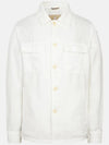 Men's Linen ShirtType Jacket MMCON5T61 100 - AT.P.CO - BALAAN 8