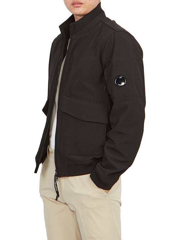 Shell-R Bomber Jacket Black - CP COMPANY - BALAAN 7