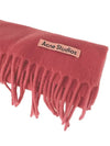 Wool Fringe Muffler Mineral Red - ACNE STUDIOS - BALAAN 4