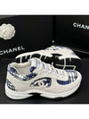 Women's Cruise Sneakers Tweed Blue Check - CHANEL - BALAAN 7