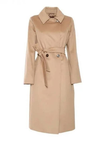 Max Mara STUDIO BCOLLAG tie wool coat 270917 - MAX MARA - BALAAN 1