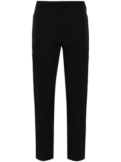 Mid rise cropped straight pants black - PRADA - BALAAN 2