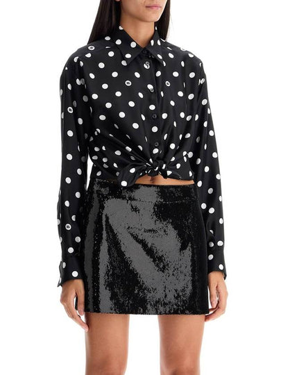 silk polka dot print blouse - DOLCE&GABBANA - BALAAN 2