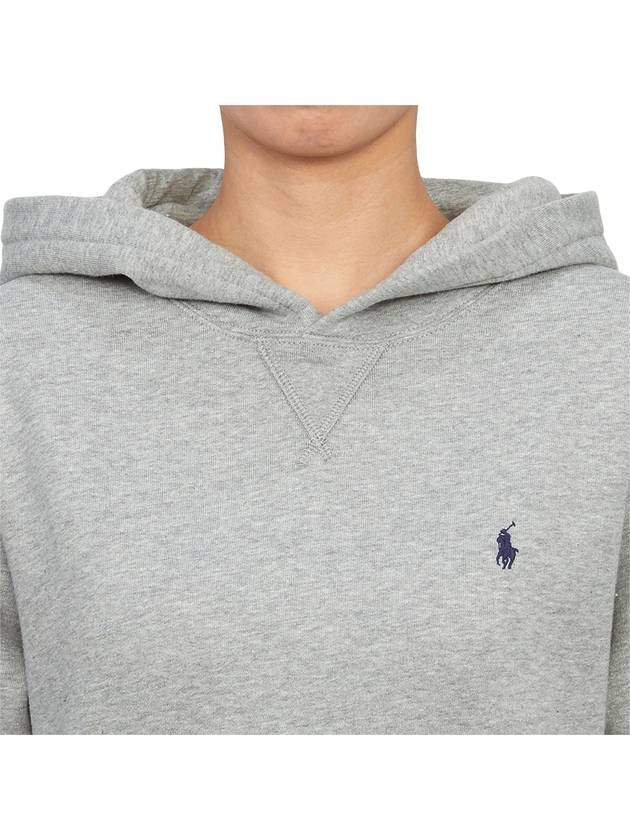 Kids Embroidered Logo Hoodie Grey - POLO RALPH LAUREN - BALAAN 6