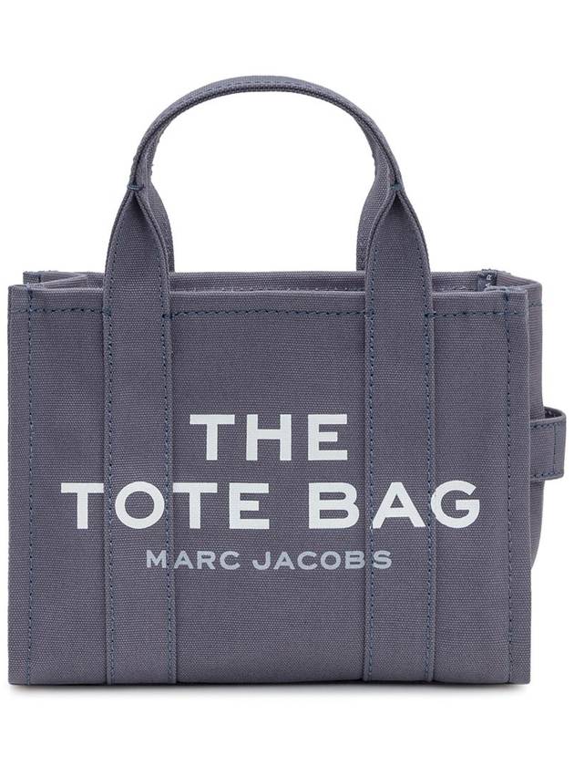 Logo Small Canvas Tote Bag Blue Shadow - MARC JACOBS - BALAAN 2