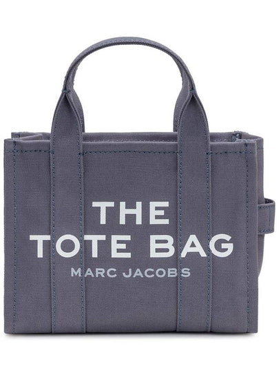 Logo Small Canvas Tote Bag Blue Shadow - MARC JACOBS - BALAAN 2