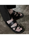 MF 2891 Debrecen leather strap sandals banta black - MIAMIPROJECT - BALAAN 1