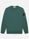 Waffen Patch Sweatshirt Green - STONE ISLAND - BALAAN.