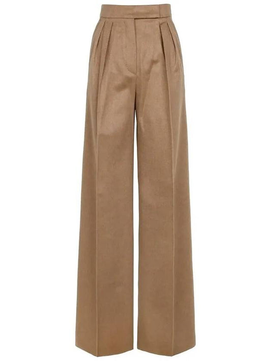 23FW Camel Werder Wool Pants WERTHER 001 - MAX MARA - BALAAN 1