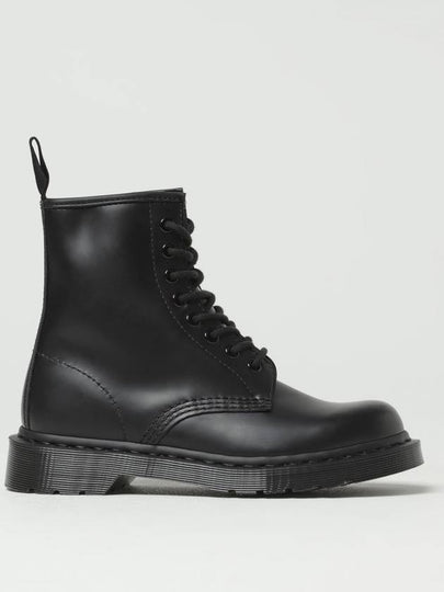 1460 Mono Milled Nubuck Leather Lace Up Worker Boots Black - DR. MARTENS - BALAAN 2