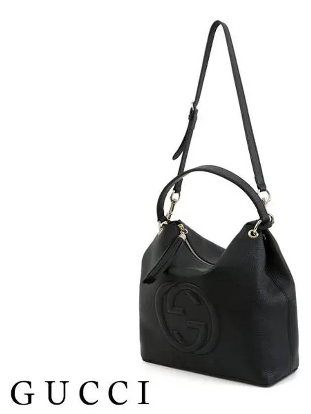 GG Soho Tassel Hobo Shoulder Bag Black - GUCCI - BALAAN 3