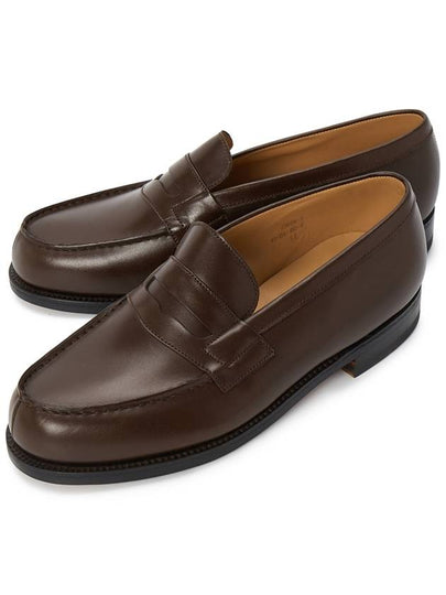 Leather Loafer Chocolate - J.M. WESTON - BALAAN 2