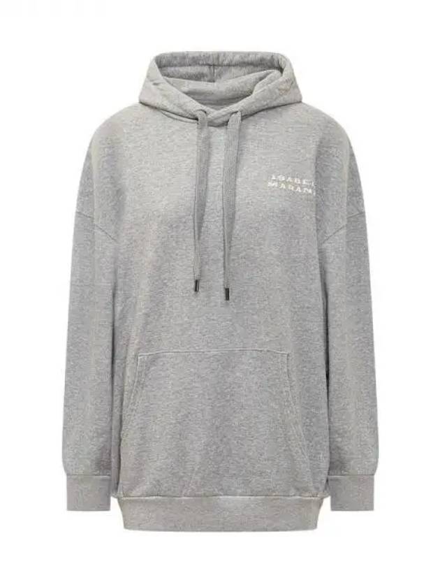 SOLENA logo embroidered oversized hoodie - ISABEL MARANT - BALAAN 1