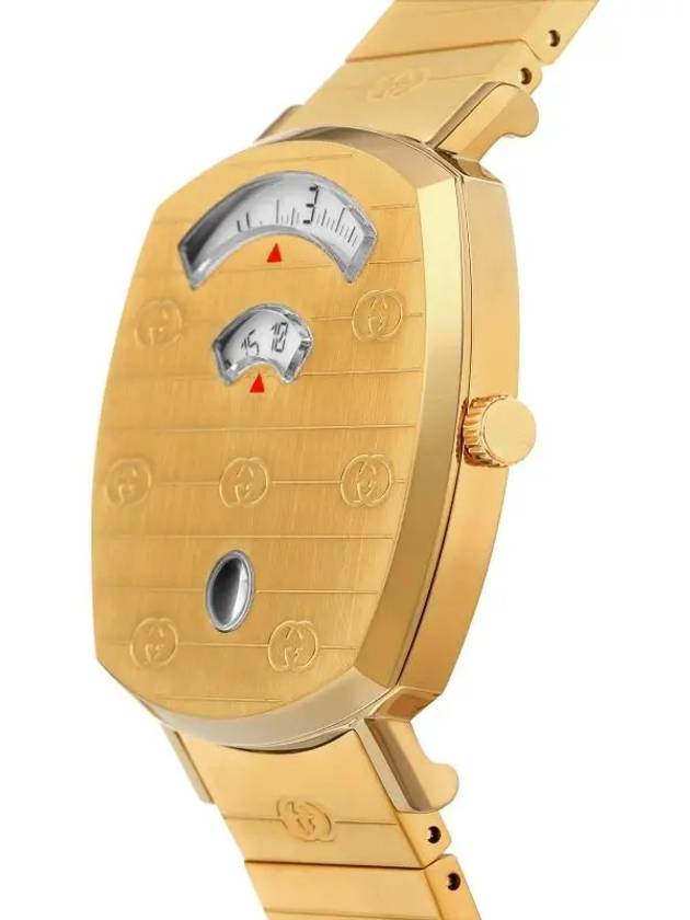 Grip Quartz Metal 35MM Watch YA157403 Gold - GUCCI - BALAAN 4