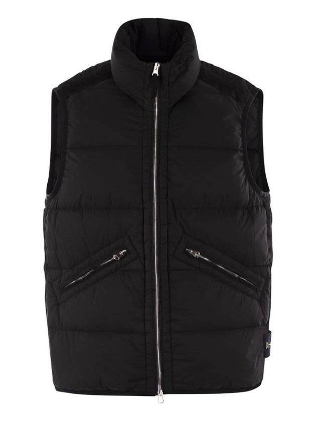 Seamless Tunnel Nylon Down Vest Black - STONE ISLAND - BALAAN 2