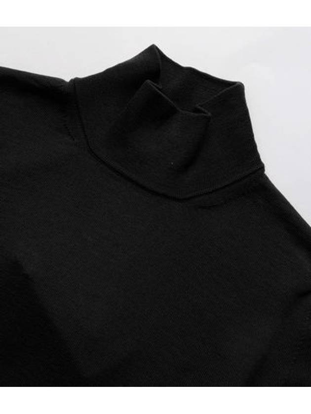 Unghia Virgin Wool Turtleneck Black - MAX MARA - BALAAN 4