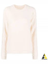 Back Stitch Crew Neck Knit Top Cream - MAISON MARGIELA - BALAAN 2